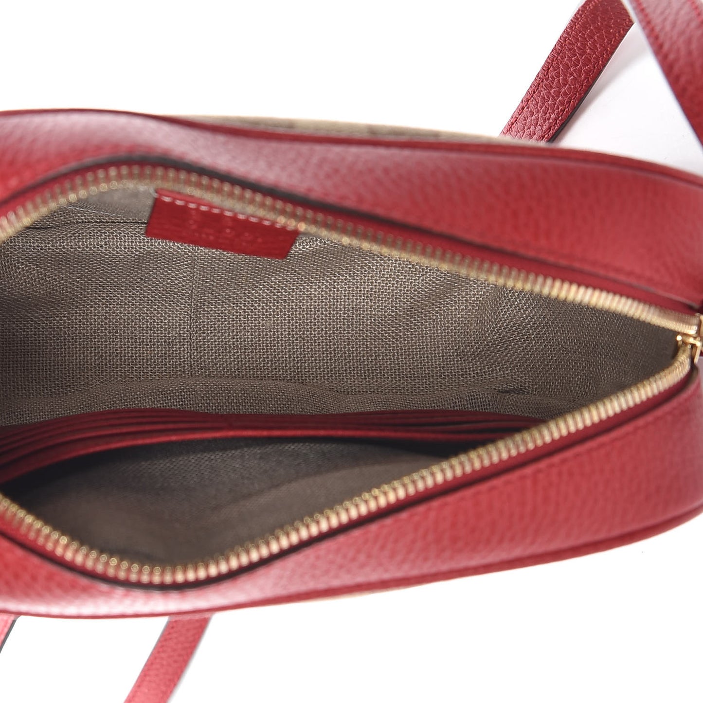 Monogram Mini Bree Messenger Bag Red