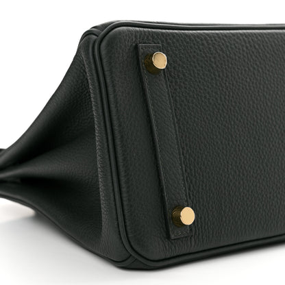 Hermes Togo Birkin 25 Vert Fonce 8 of 10