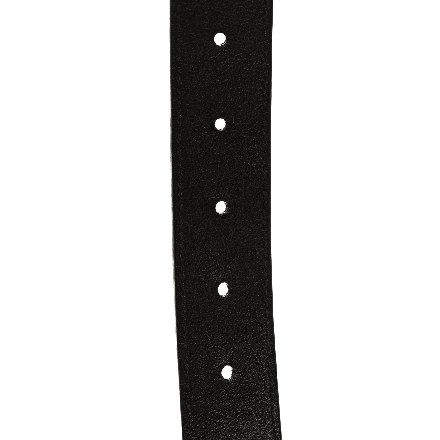 Gucci Moon Calfskin Double G 30mm Belt 85 34 Dark Cocoa 4 of 5