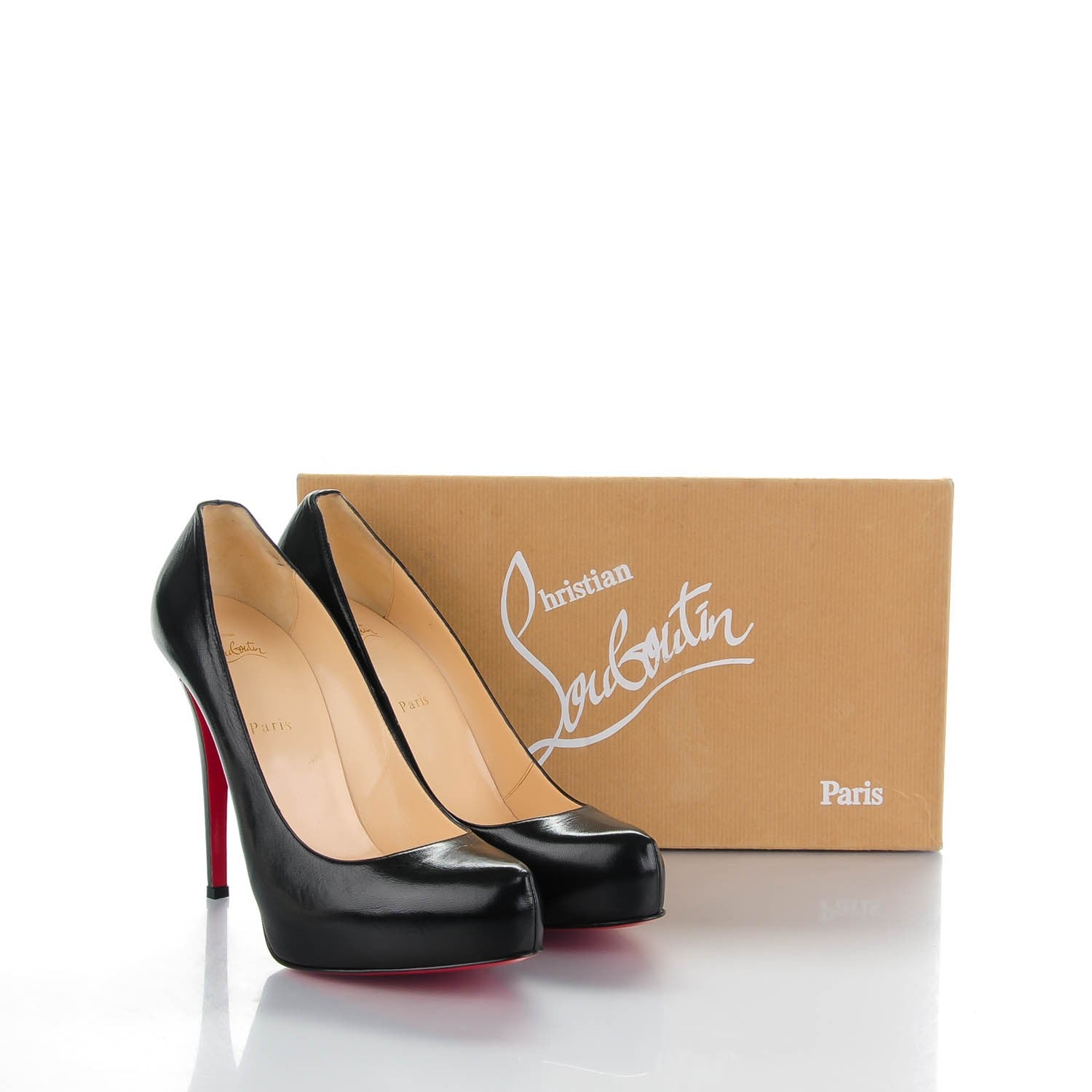 Christian Louboutin Kid Rolando 120 Pumps 42 Black 7 of 7