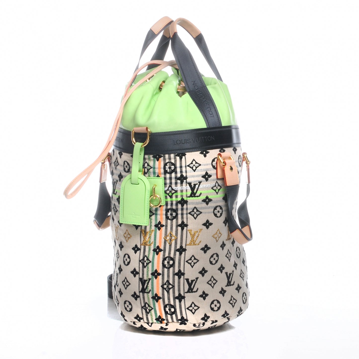 Fabric Jacquard Monogram Cheche Gypsy PM Vert