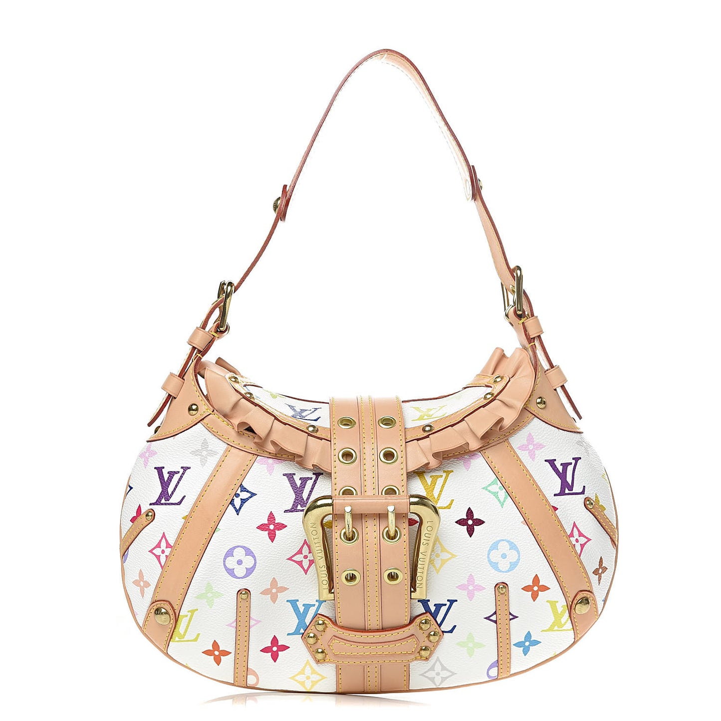 Monogram Multicolor Leonor White