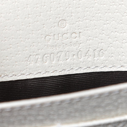 Gucci GG Supreme Monogram Web Queen Margaret Chain Wallet White 6 of 9