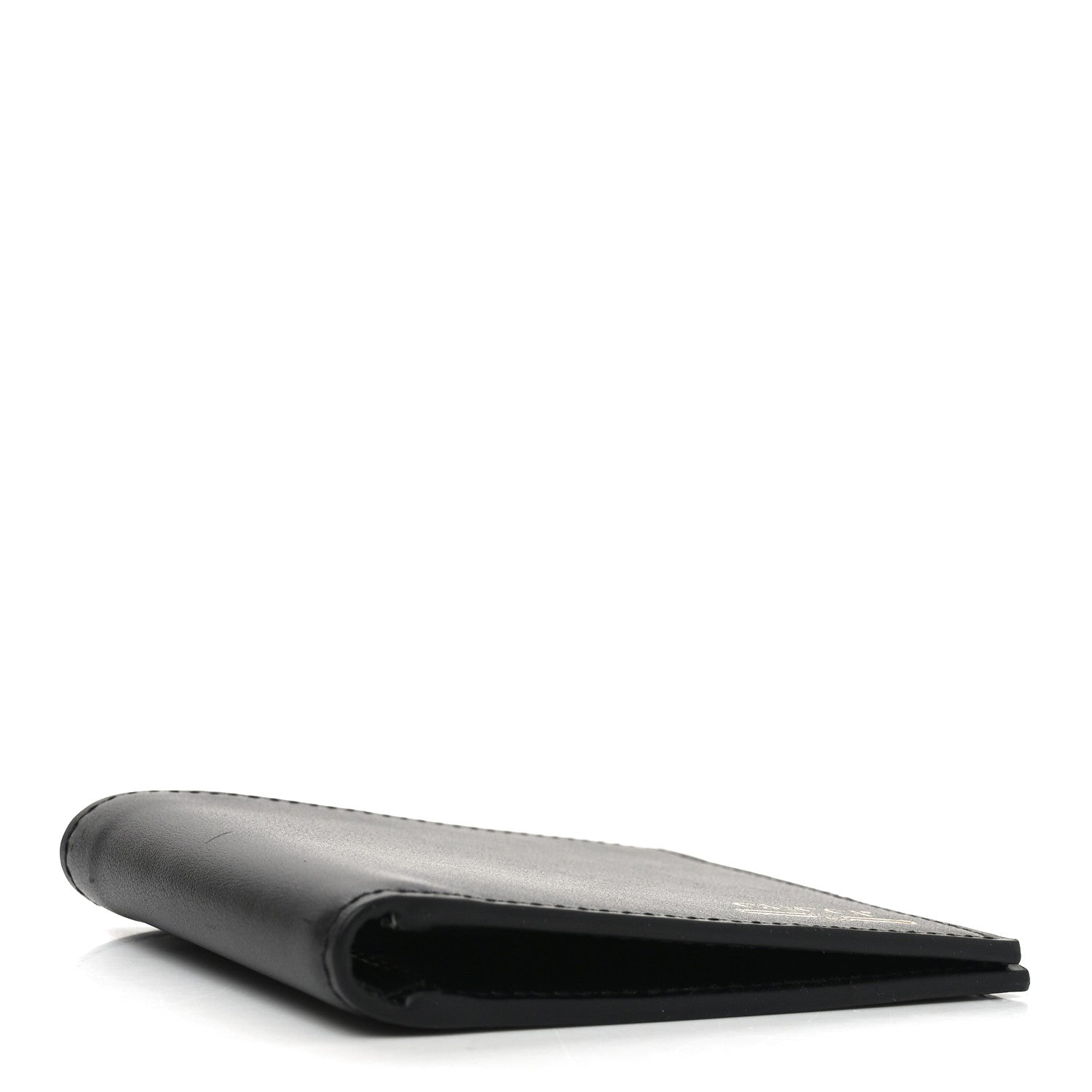 Gucci Plutone Calfskin Logo Bi-Fold Wallet Black 4 of 7