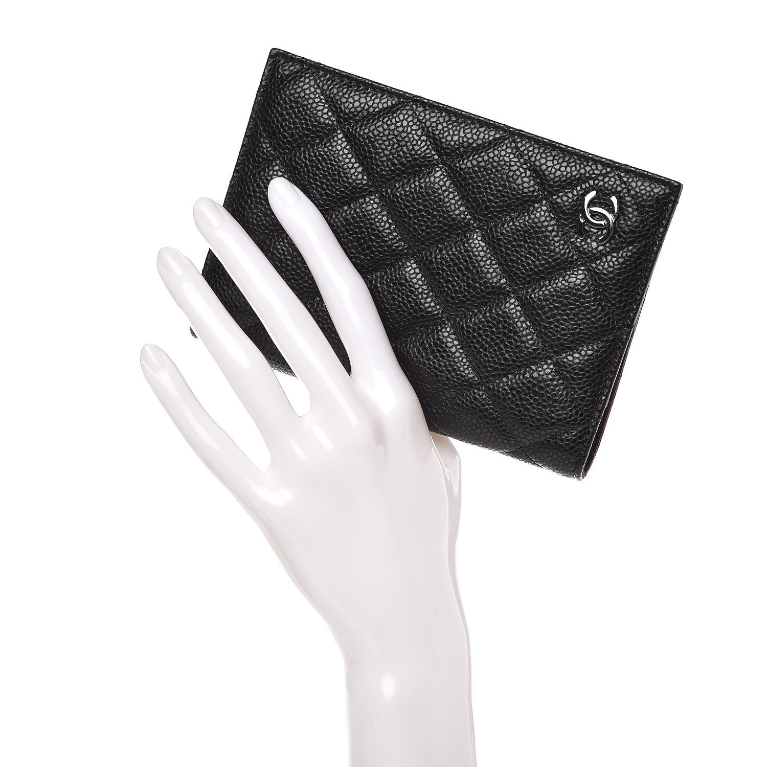 Chanel Caviar Quilted Passport Holder Black 2 of 8