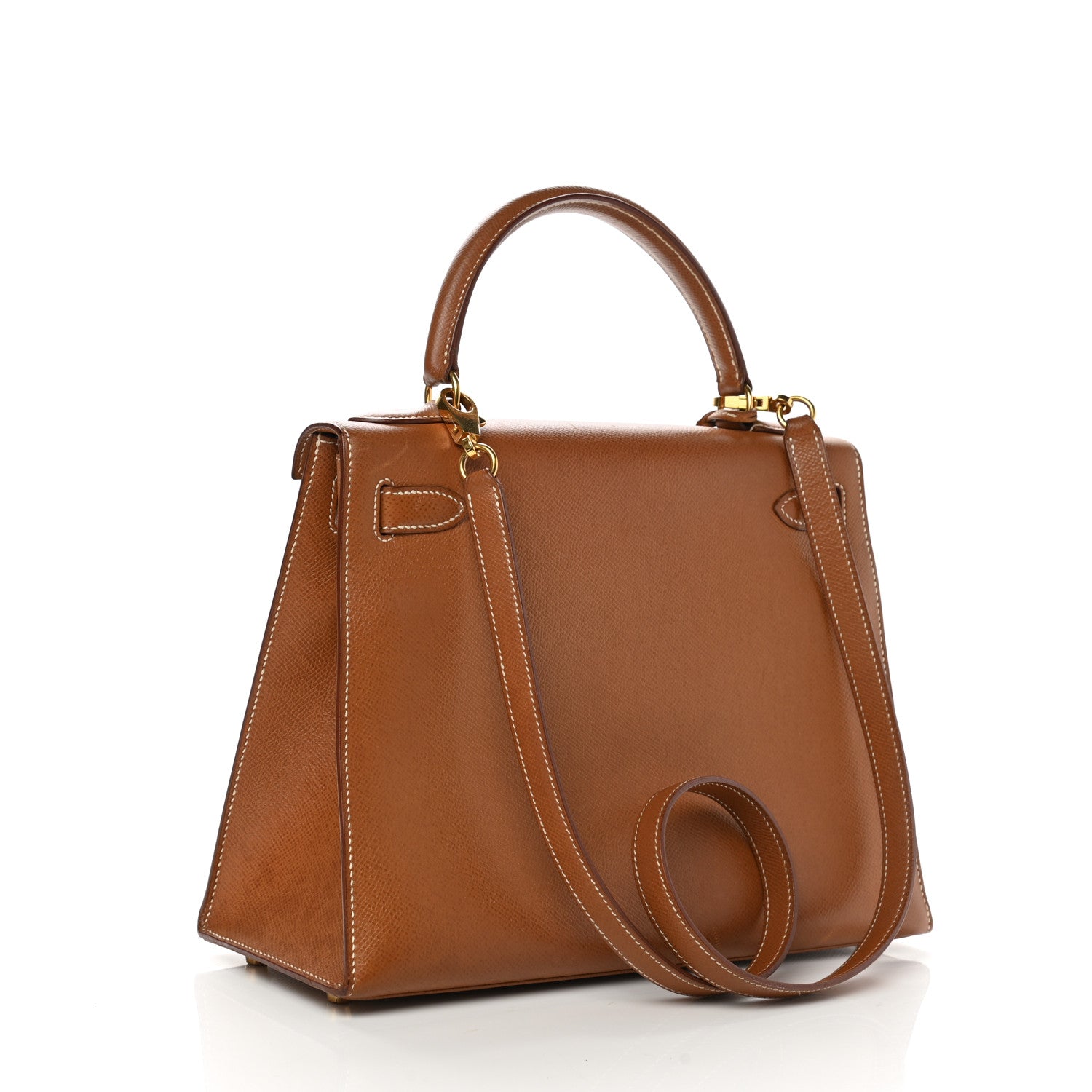 Hermes Courchevel Kelly Sellier 28 Gold 2 of 18