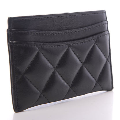 Chanel Lambskin Quilted Card Holder Black 3 of 12