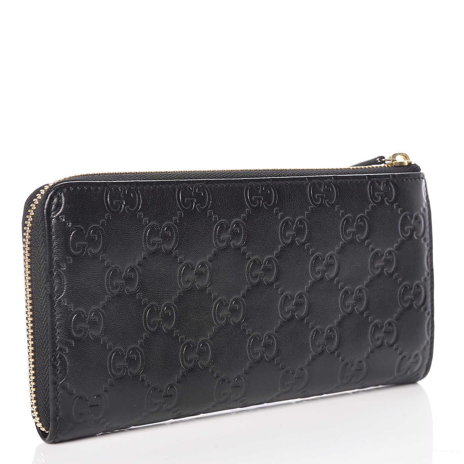 Gucci Guccissima Donna Long Wallet Black 3 of 10