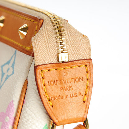 Louis Vuitton Monogram Multicolor Pochette Accessories White 8 of 8