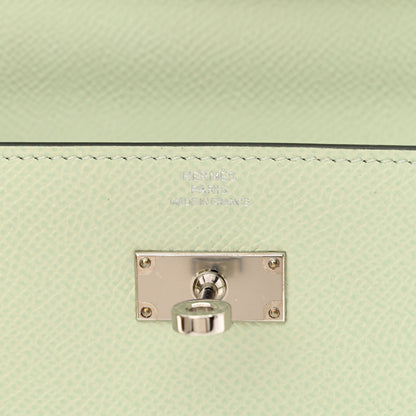 Hermes Epsom Kelly Wallet To Go Vert Fizz 6 of 11
