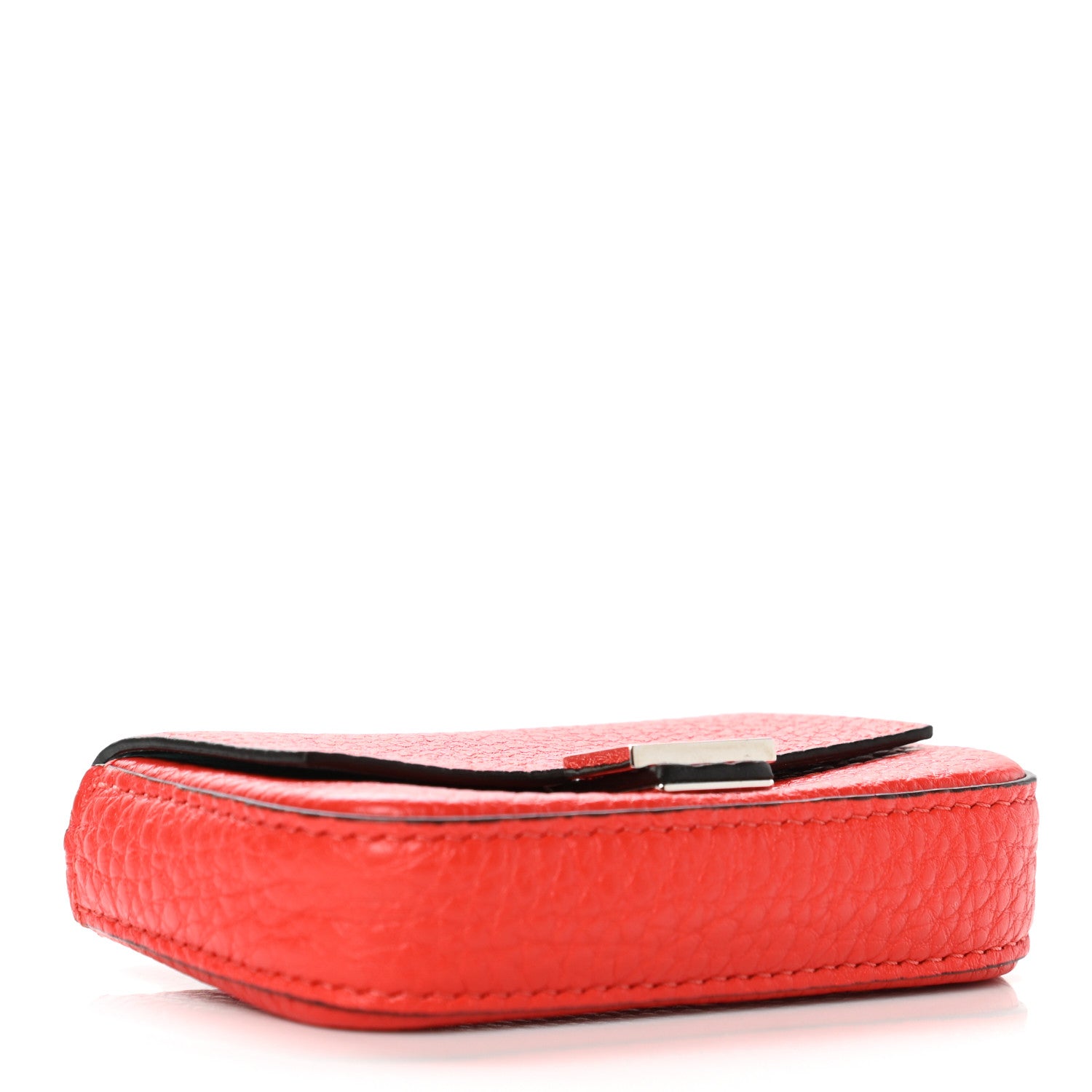 Fendi Cuoio Romano Micro Baguette Charm Papavero 3 of 6