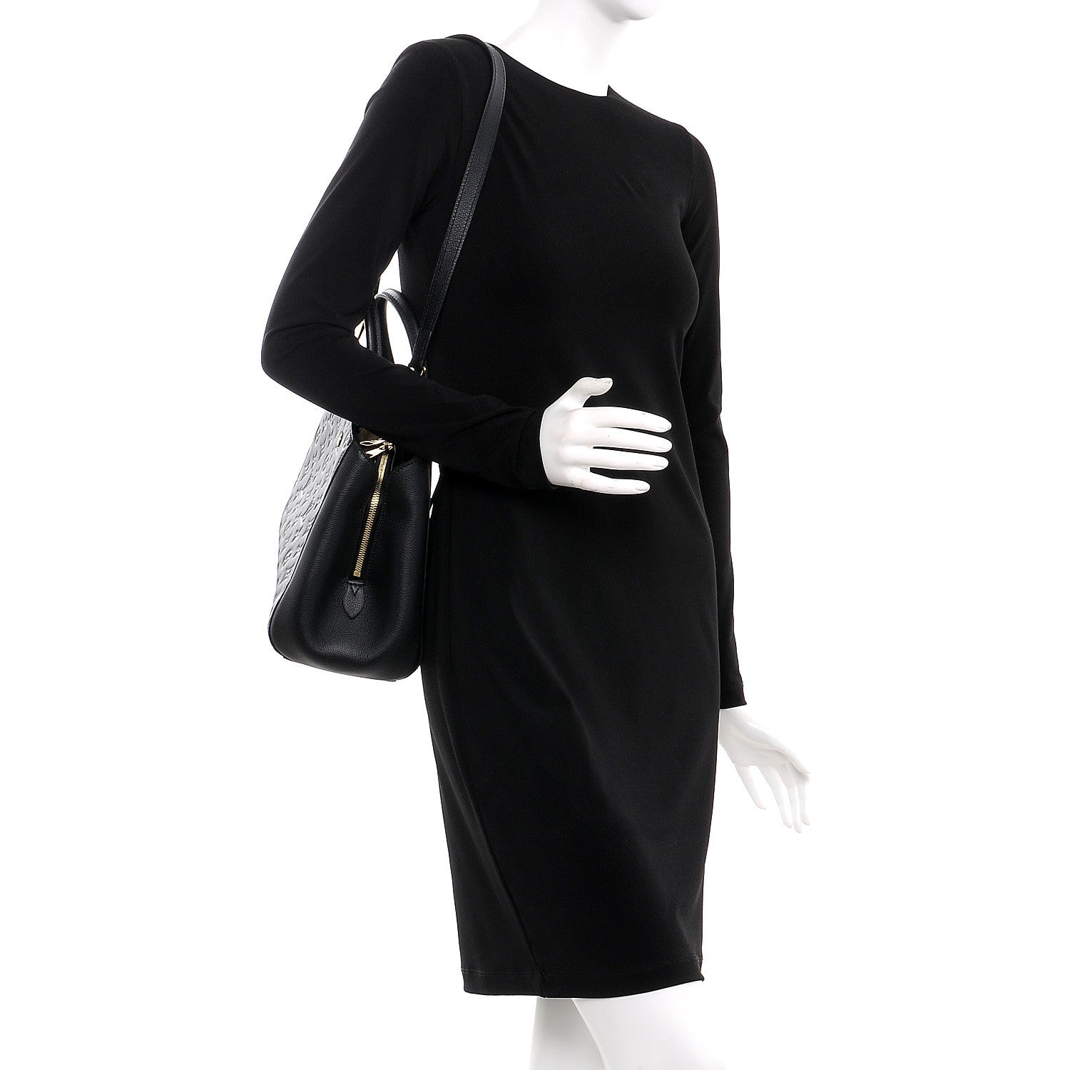 Louis Vuitton Empreinte Montaigne MM Black 2 of 7