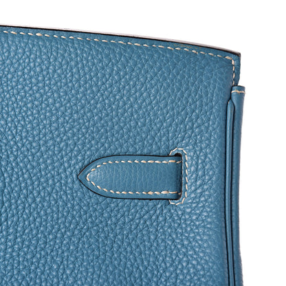 Hermes Togo Birkin 35 Blue Jean 14 of 32