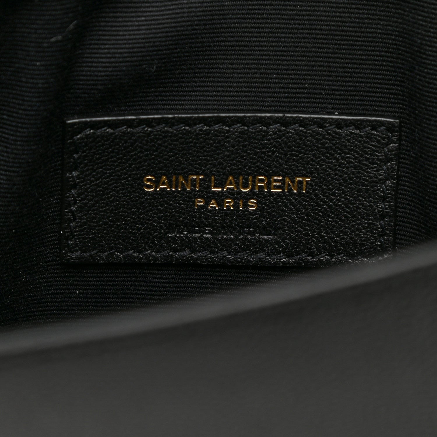 Saint Laurent Grain De Poudre Uptown Pouch Black 6 of 10