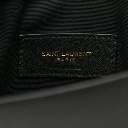 Saint Laurent Grain De Poudre Uptown Pouch Black 6 of 10
