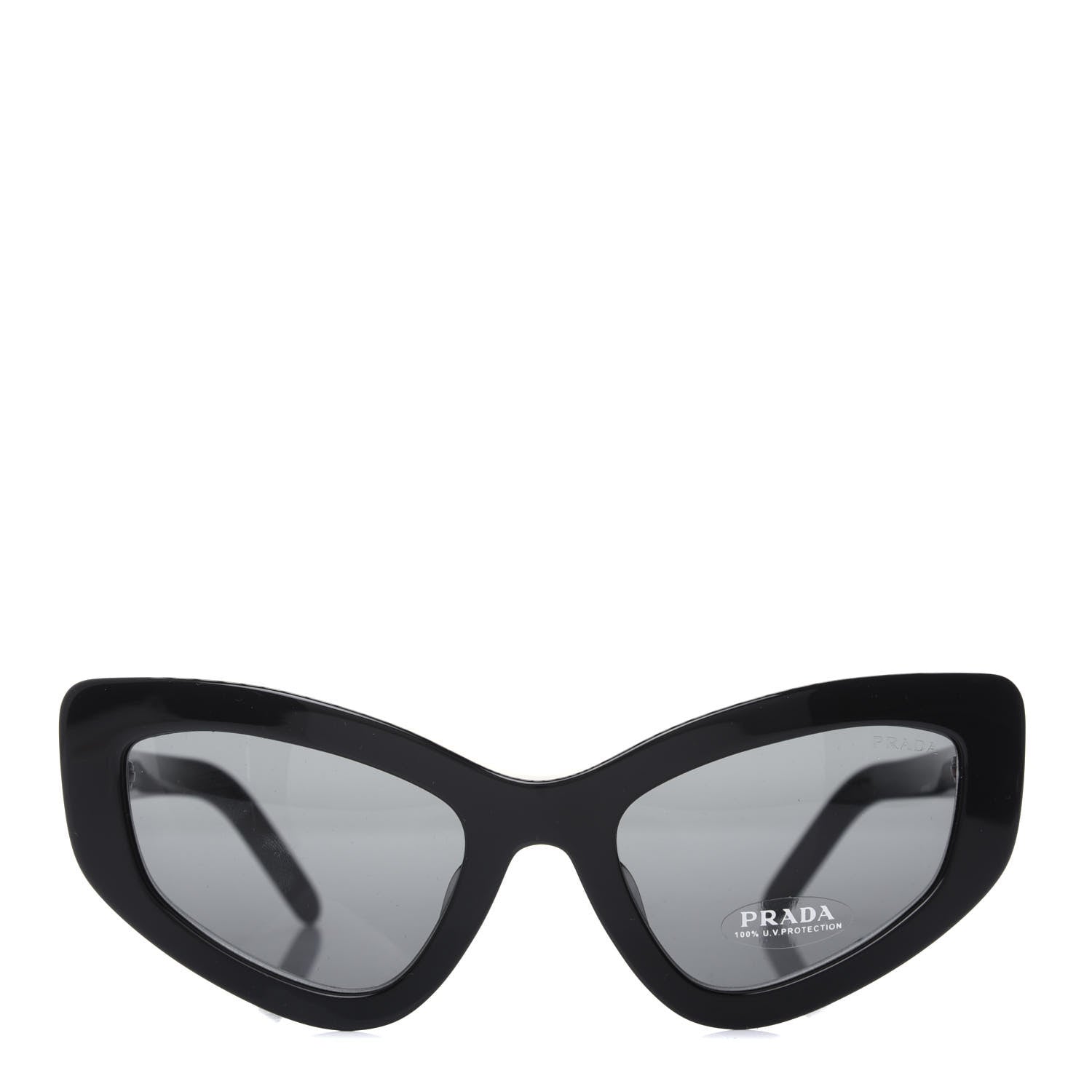 Prada Cat Eye Sunglasses SPR 11VF Black 2 of 7