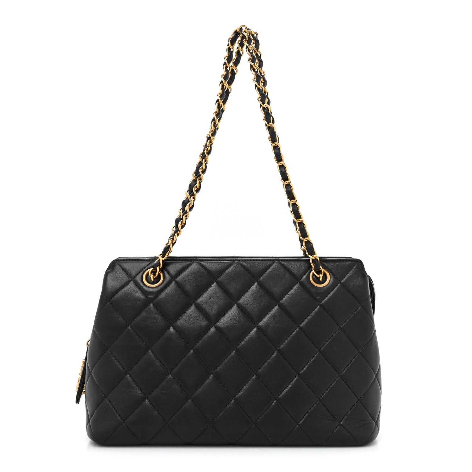 Chanel Lambskin Quilted Shoulder Bag Black 1 of 13
