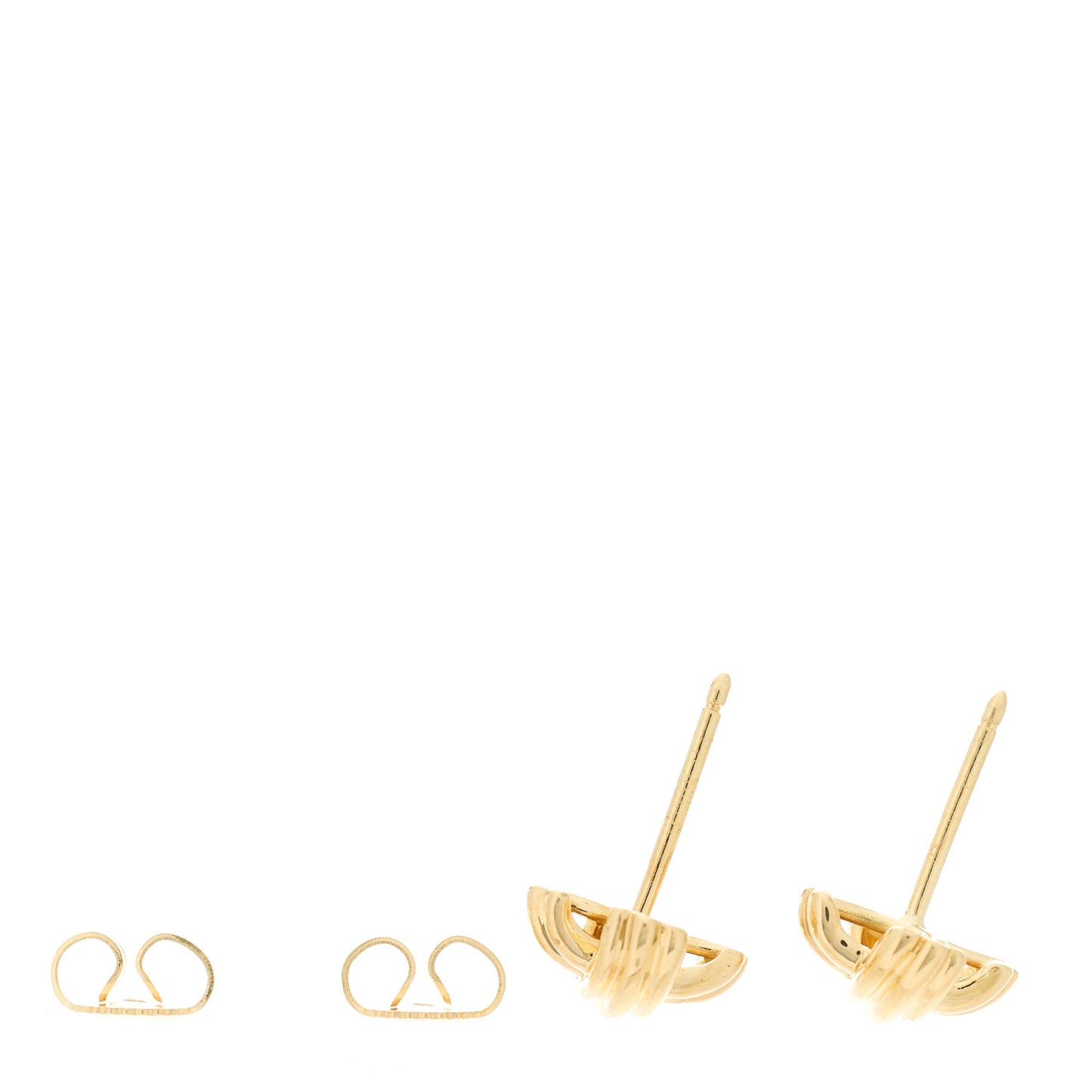 18K Yellow Gold Small Signature X Earrings