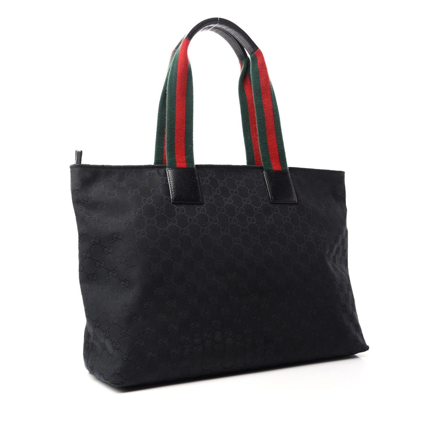 Monogram Web Large Diaper Tote Black