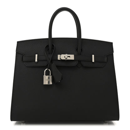 Hermes Epsom Birkin Sellier 25 Black 2 of 21