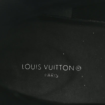Louis Vuitton Calfskin Monogram Wonderland Flat Ranger Boots 40.5 Black 6 of 9