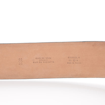 Chanel Calfskin CC Belt 85 34 Black 7 of 9