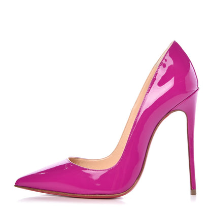 Christian Louboutin Patent So Kate 120 Pumps 35 Rose Indien 1 of 8