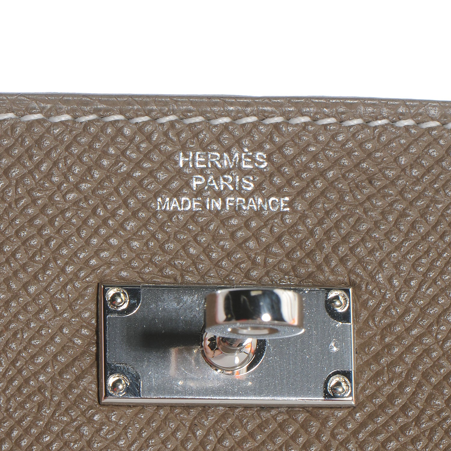 Hermes Epsom Kelly Longue Wallet Etoupe 7 of 9