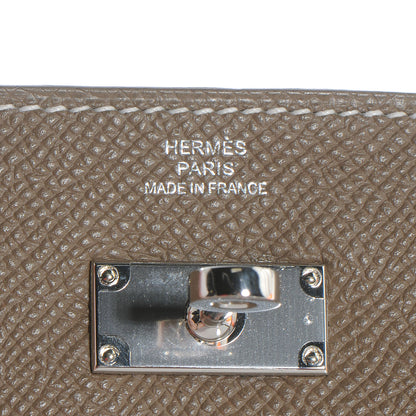 Hermes Epsom Kelly Longue Wallet Etoupe 7 of 9