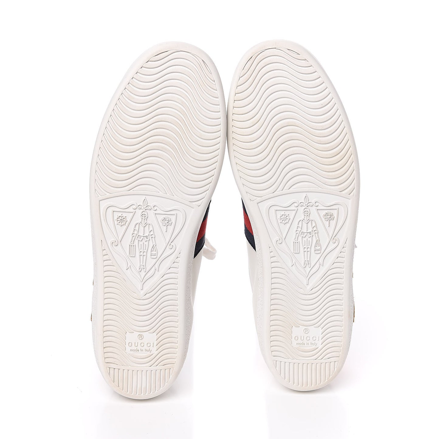 Calfskin Nappa Web LOVED Embroidered Womens Ace Sneakers 40 White Red Flame Notte