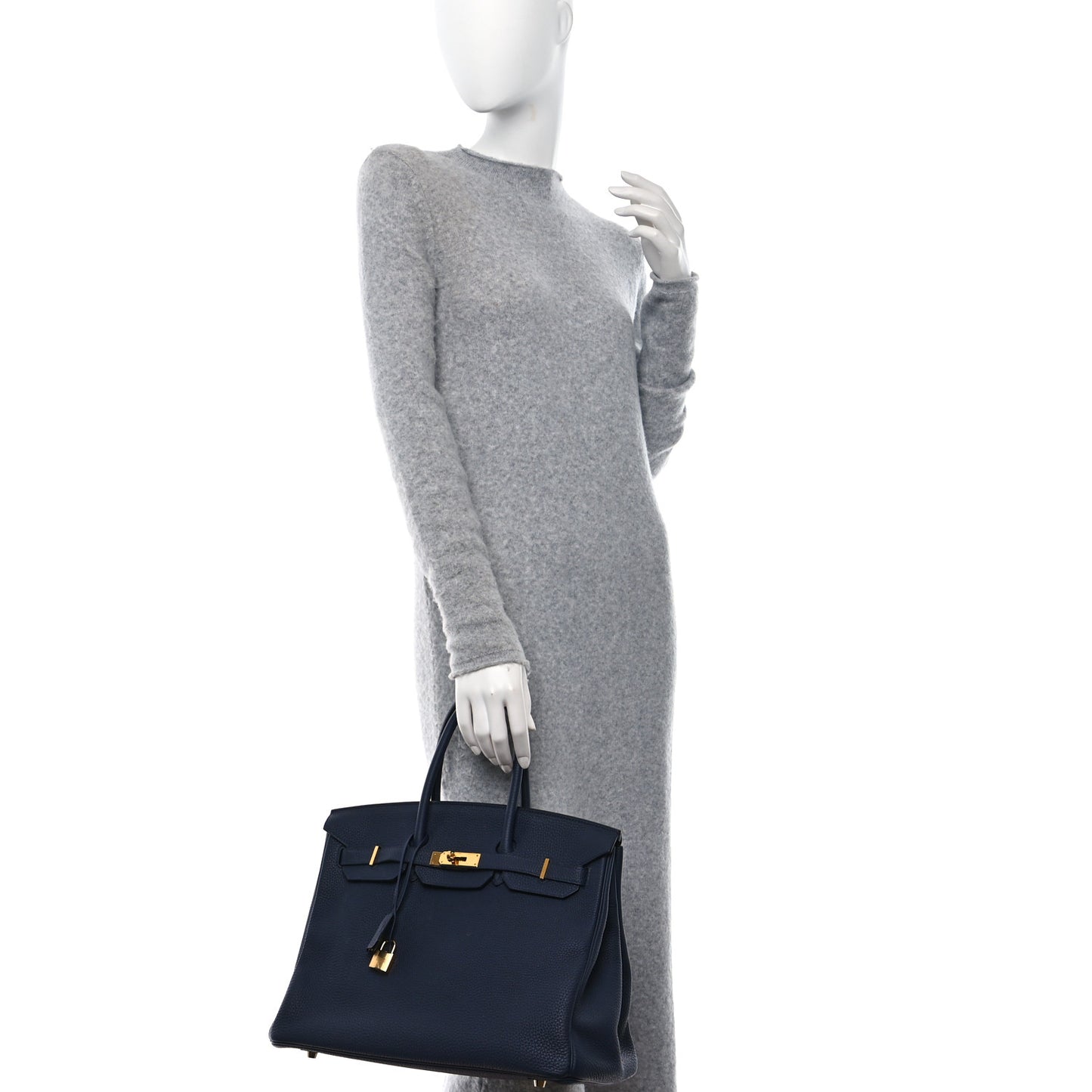 Togo Birkin 35 Bleu Nuit