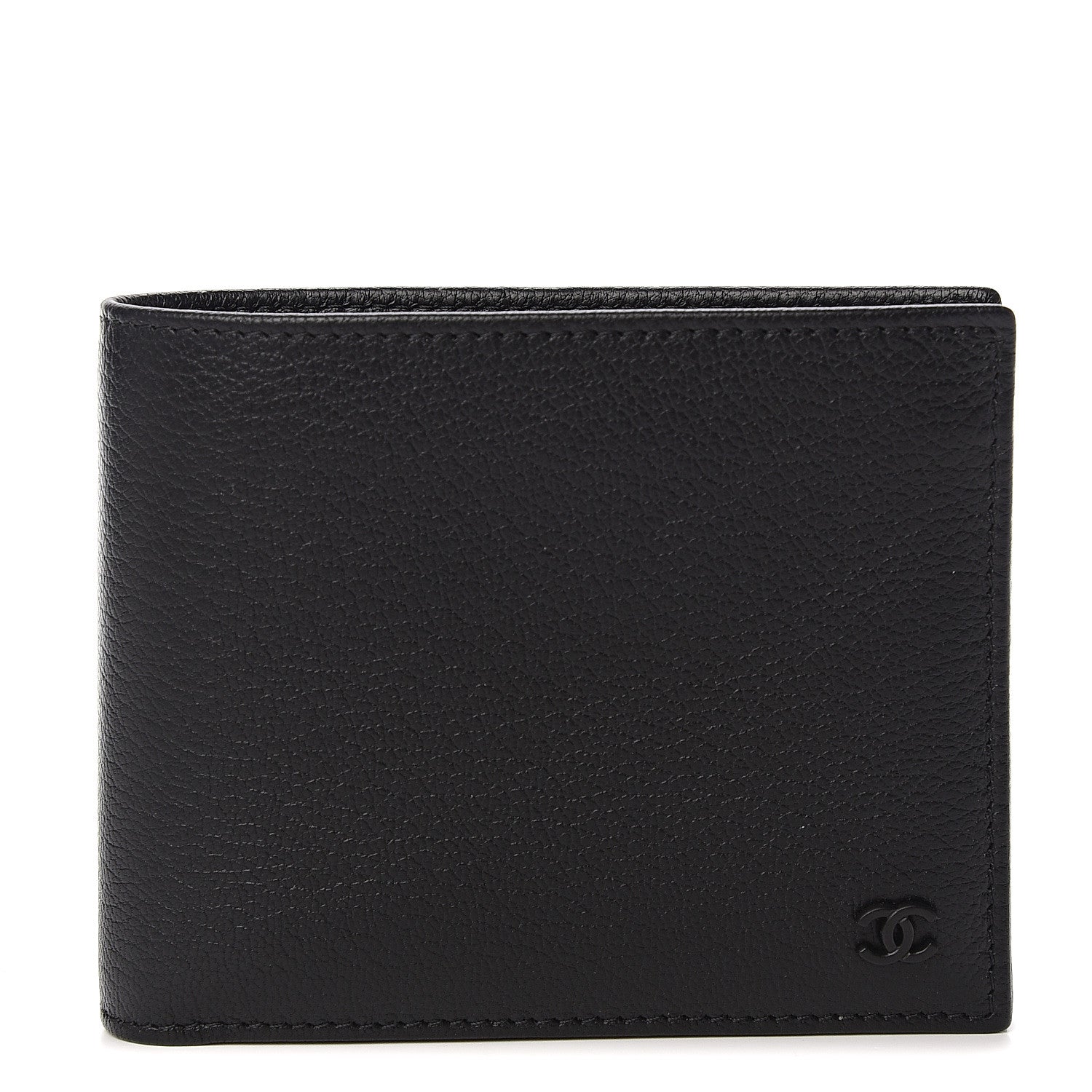 Chanel Goatkin CC Bi-Fold Wallet Black 1 of 11