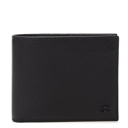 Chanel Goatkin CC Bi-Fold Wallet Black 1 of 11