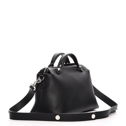 Fendi Vitello Dolce Medium By The Way Boston Bag Black 3 of 10