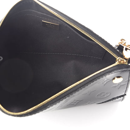 Louis Vuitton Vernis Santa Monica Clutch Noir Magnetique 5 of 9