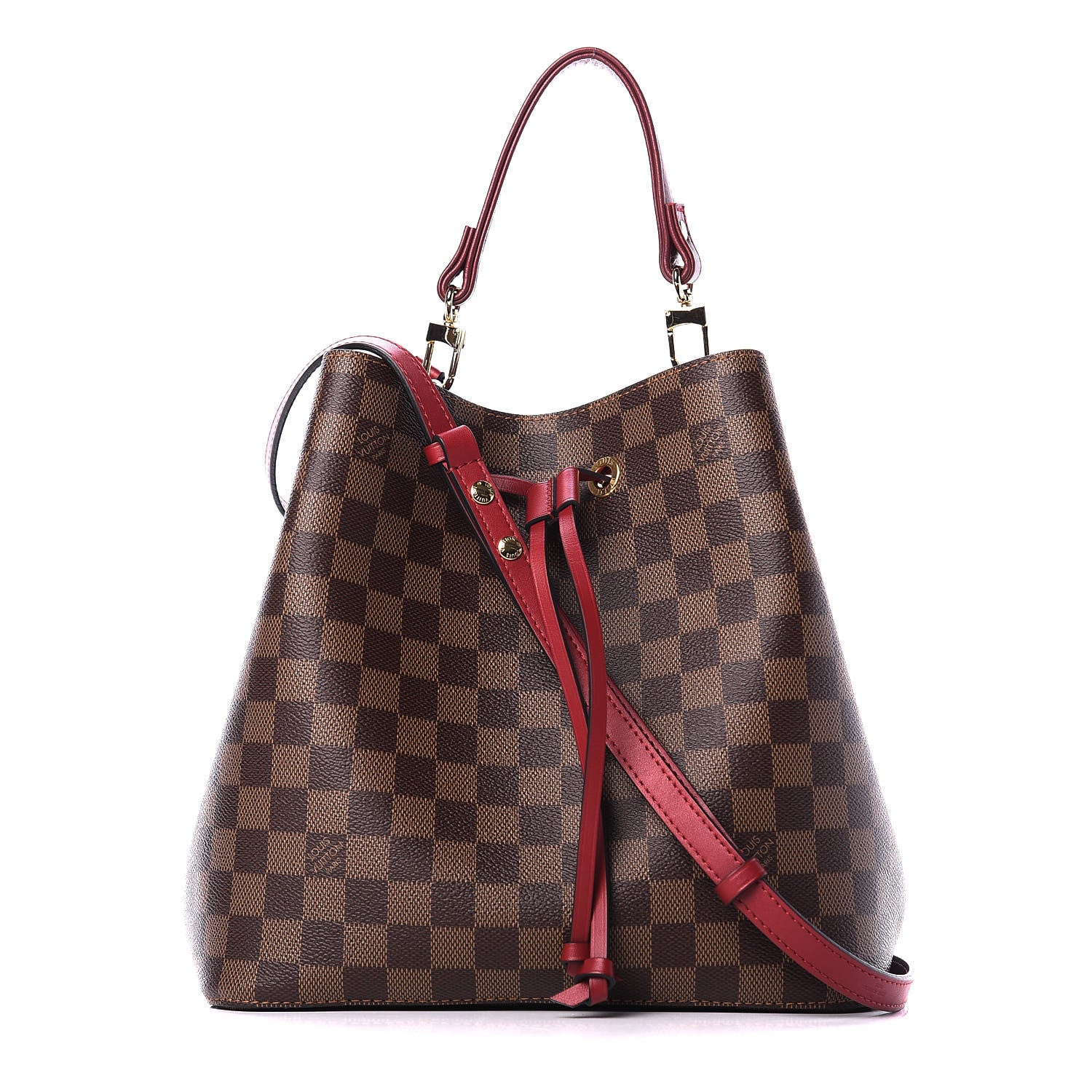 Louis Vuitton Damier Ebene Neonoe MM Cherry Berry 1 of 8
