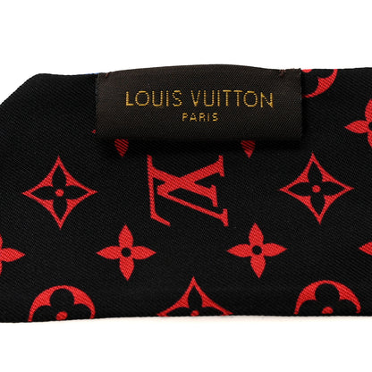Louis Vuitton Silk Monogram Tribute To Alma BB Bandeau Black 3 of 3