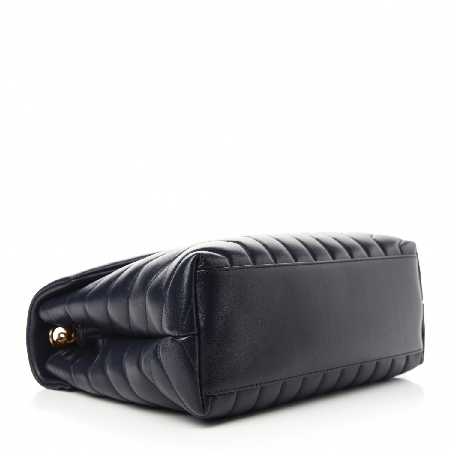 Saint Laurent Calfskin Y Quilted Monogram Medium Loulou Chain Satchel Medium Blue 4 of 11