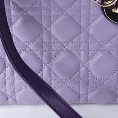 Christian Dior Lambskin Cannage Medium Tri-Color Lady Dior 17 of 17