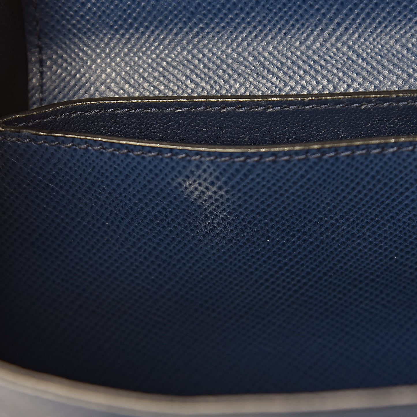 Saffiano Cuir Medium Double Handle Tote Bluette