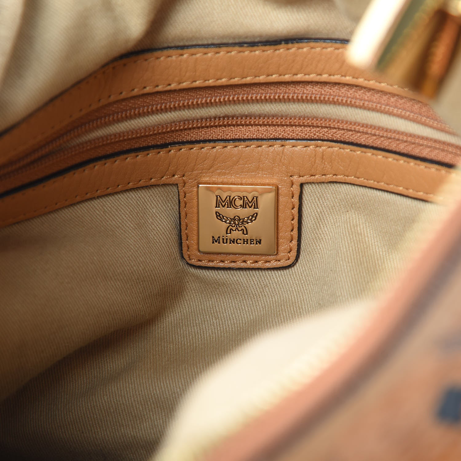MCM Visetos Hobo Cognac 6 of 14