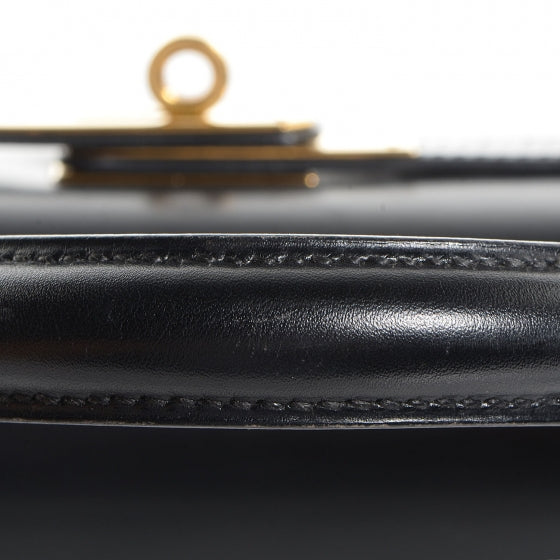 Hermes Box Kelly Sellier 35 Black 17 of 25