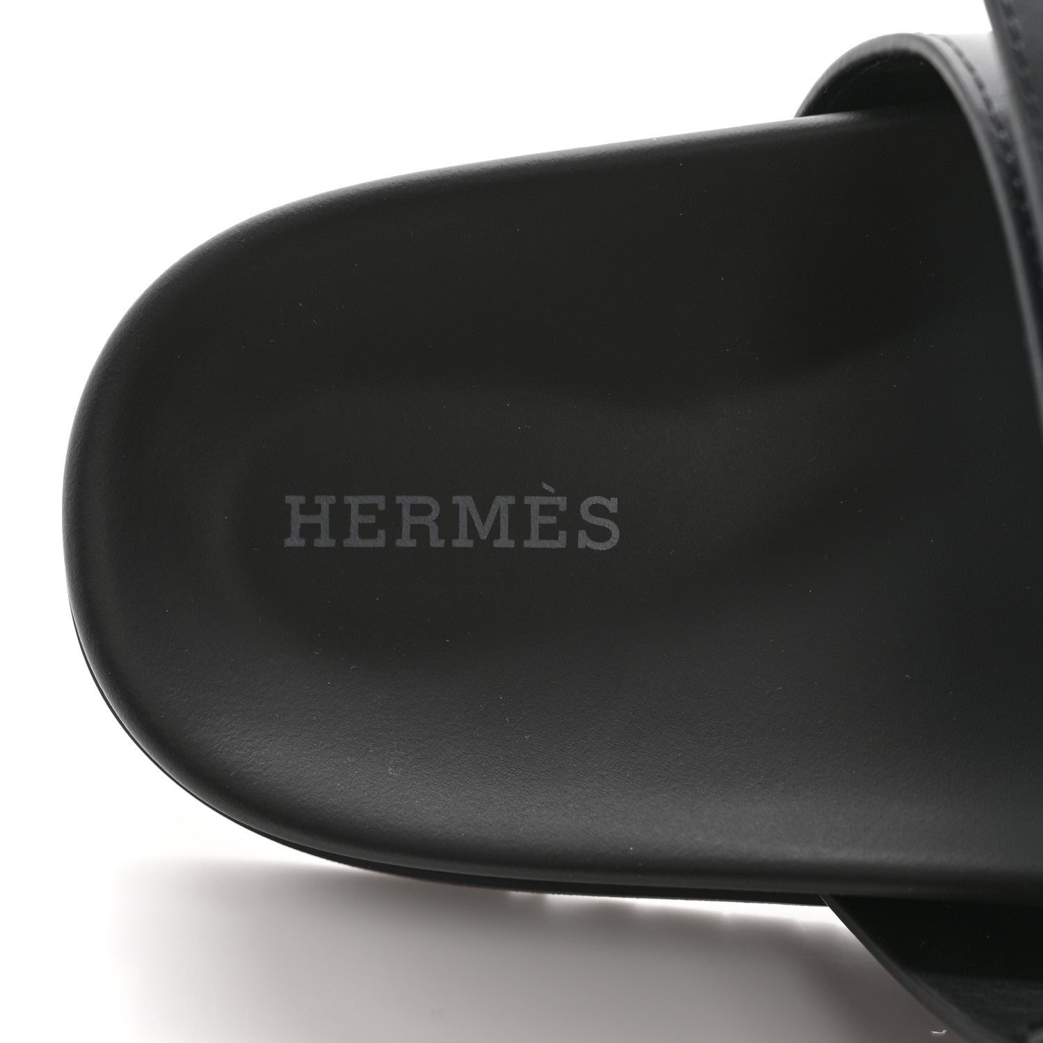 Hermes Calfskin Womens Chypre Sandals 37 Black 7 of 12