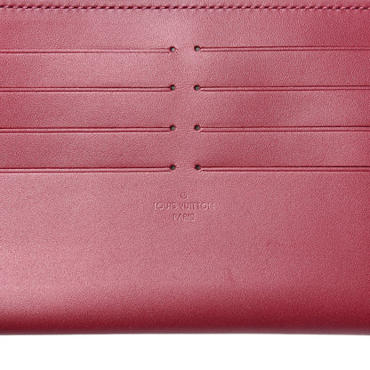 Louis Vuitton Calfskin Felicie Card Holder Insert Fuchsia 6 of 7