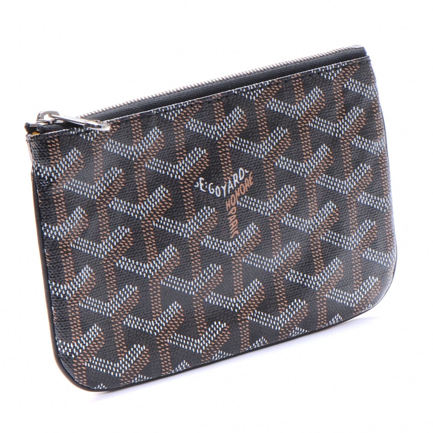 Goyardine Coin Purse Black