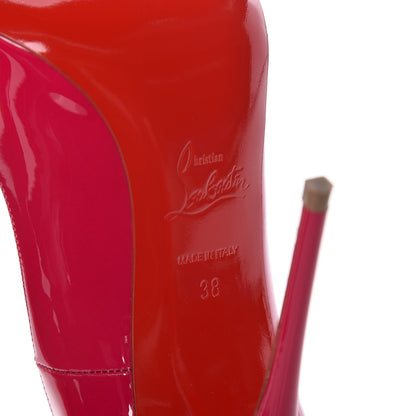Christian Louboutin Patent So Kate 120 Pumps 38 Ultra Rose 9 of 11