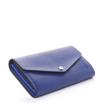 Louis Vuitton Epi Sarah Wallet NM Blueberry 3 of 5
