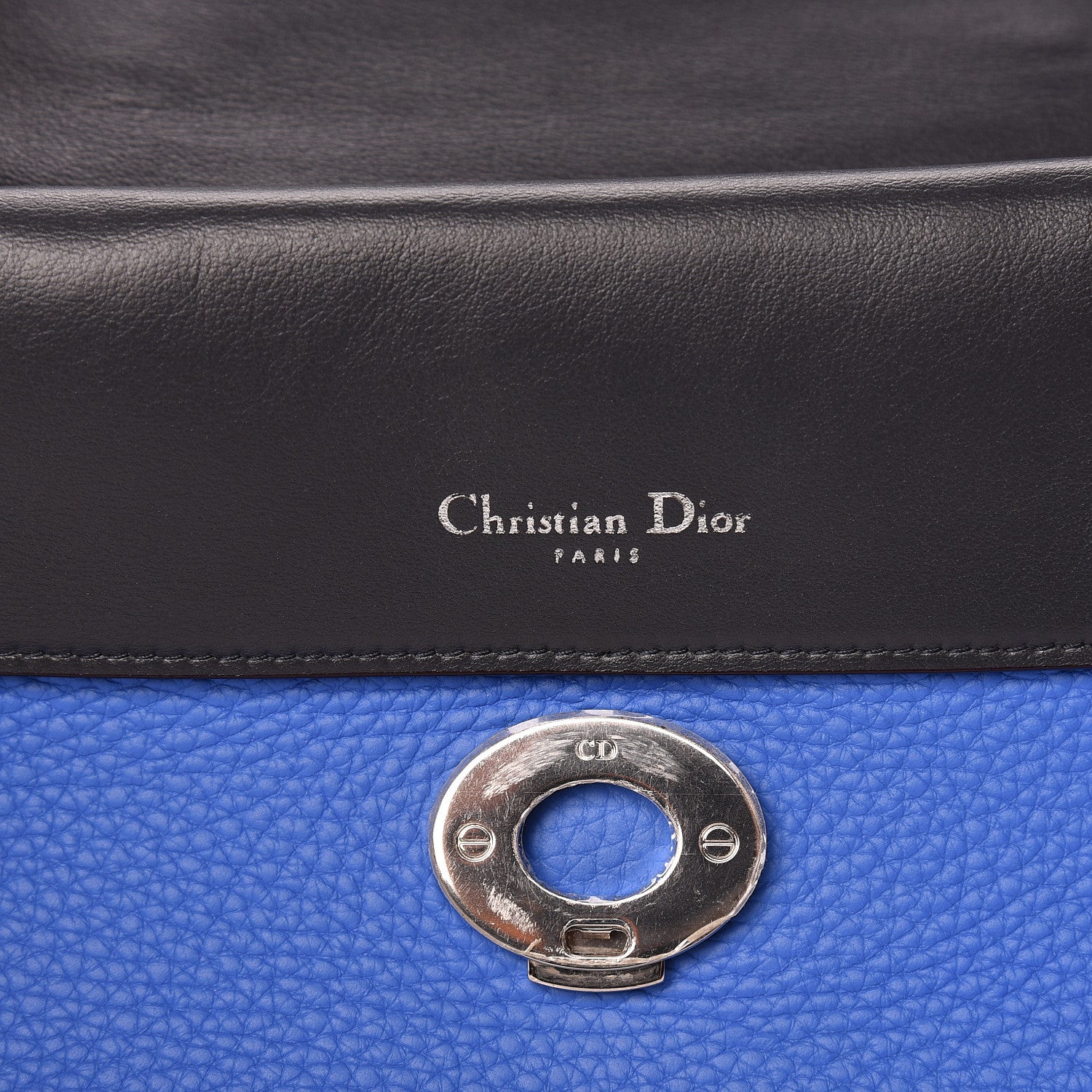 Christian Dior Bullcalf Small Be Dior Flap Blue 6 of 12
