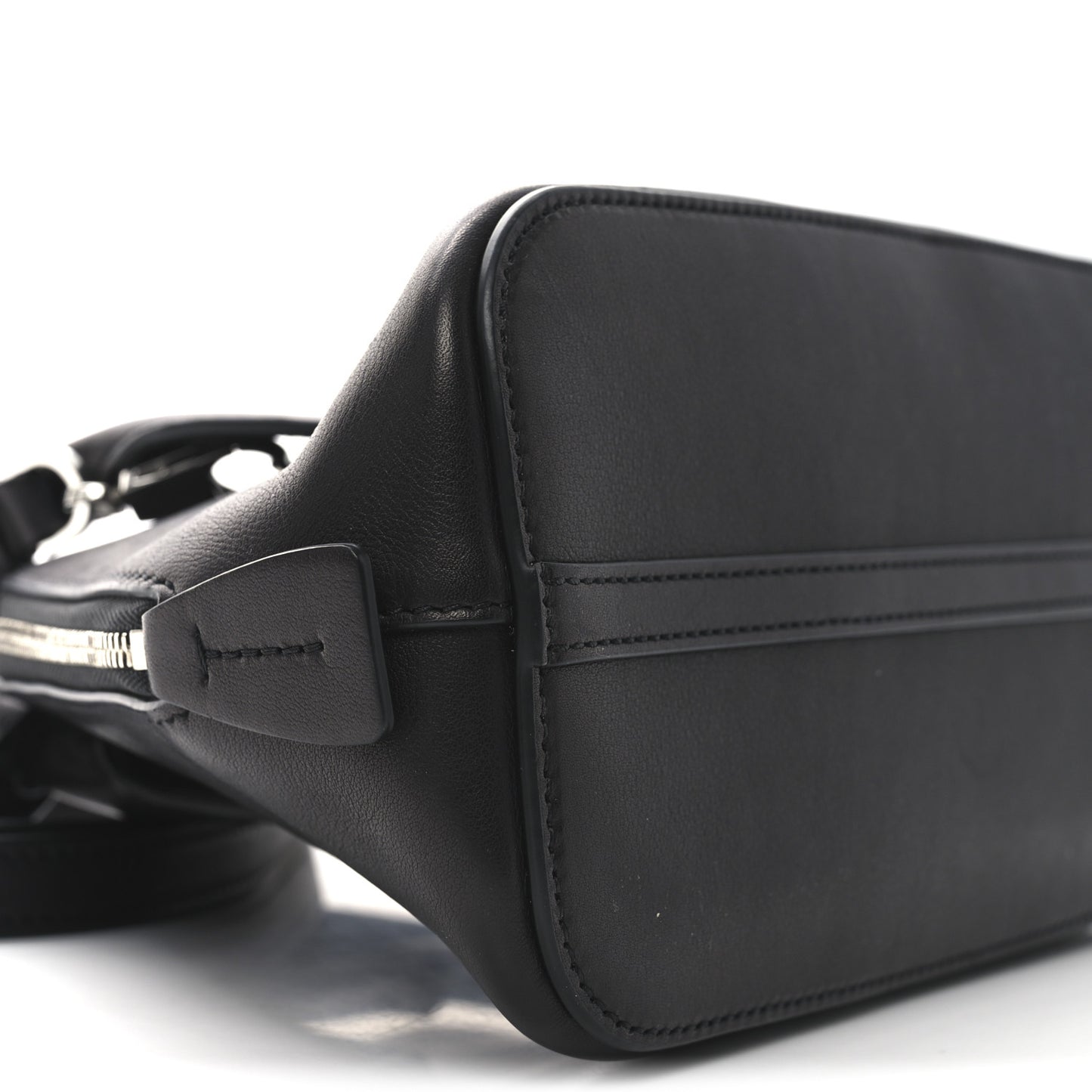 Saddle Calfskin Mini Devon Bag Black