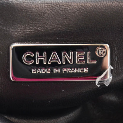 Chanel Lambskin Quilted Camellia Wristlet Black 6 of 8